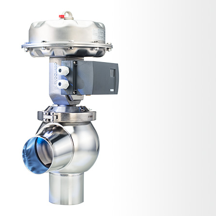 Aseptic control valve RA