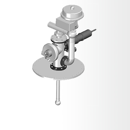 Design with butterfly valve and control valve